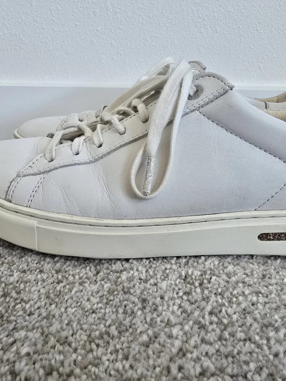 Birkenstock Bend Low White Leather Sneakers 40